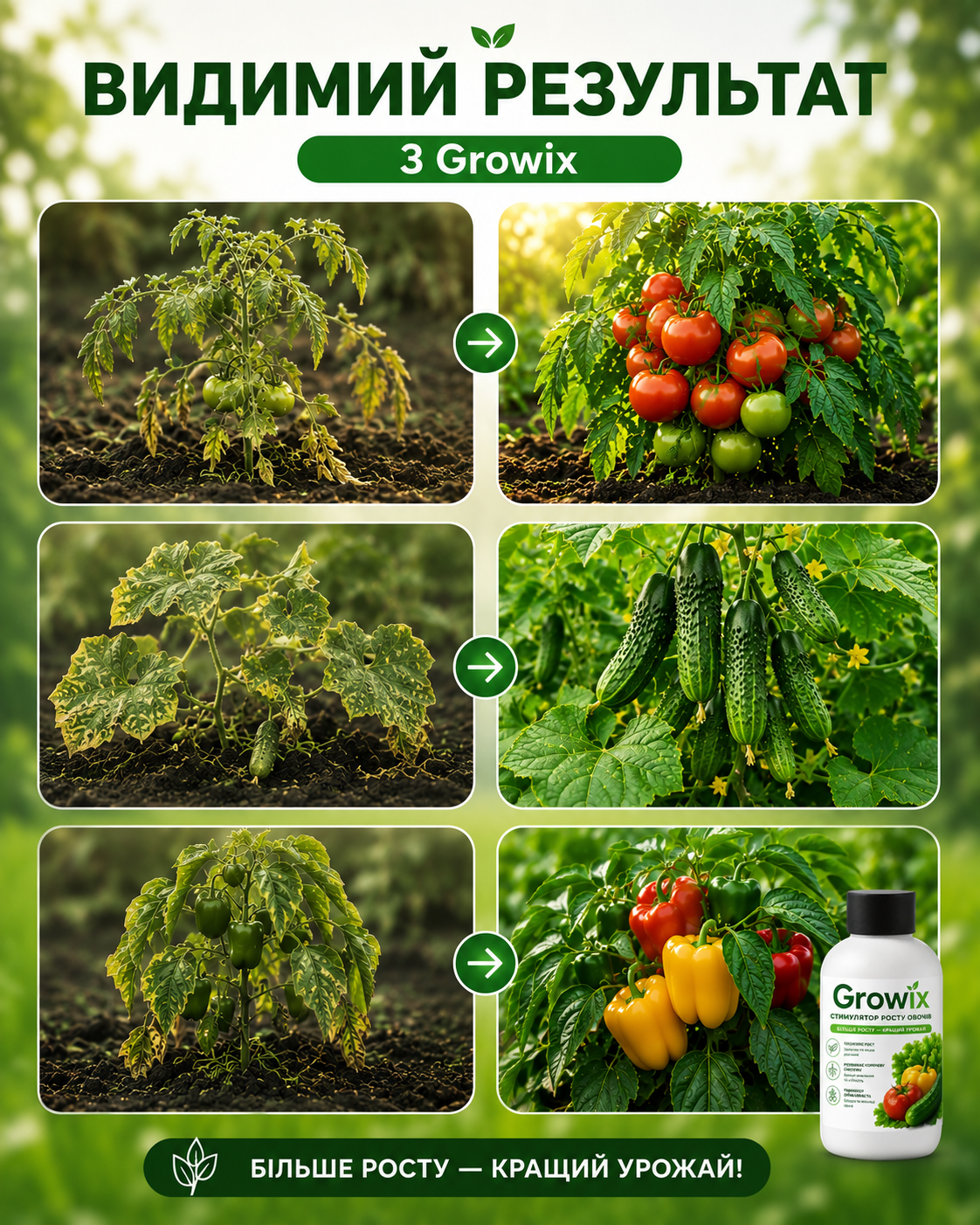 Переваги використання Growix